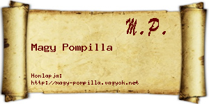 Magy Pompilla névjegykártya